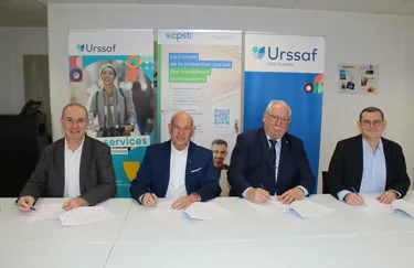 Signature de la convention avec l’Urssaf