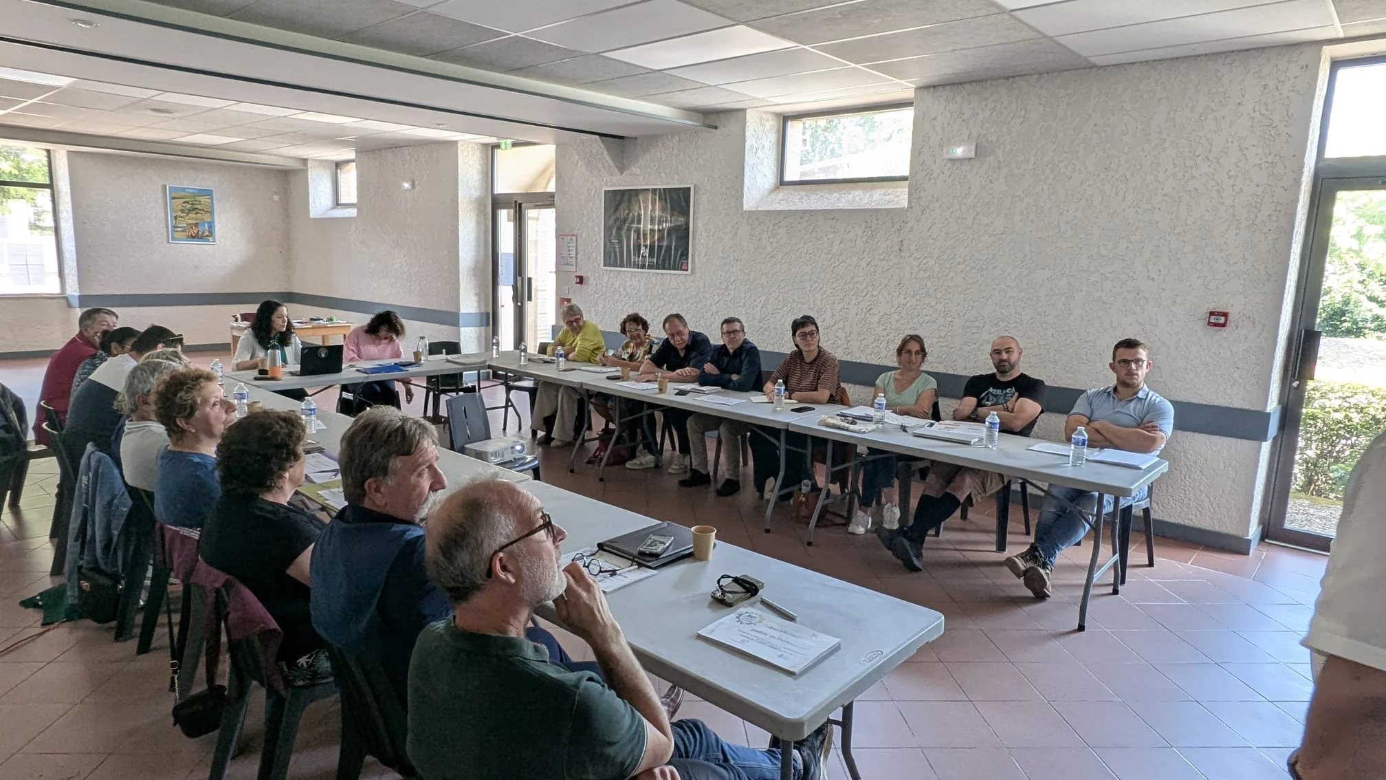 Formation à Gensac — vue de la salle